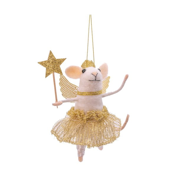 Tekstiilist käsitöö jõulukaunistus 12cm Fairy Mouse - Sass & Belle