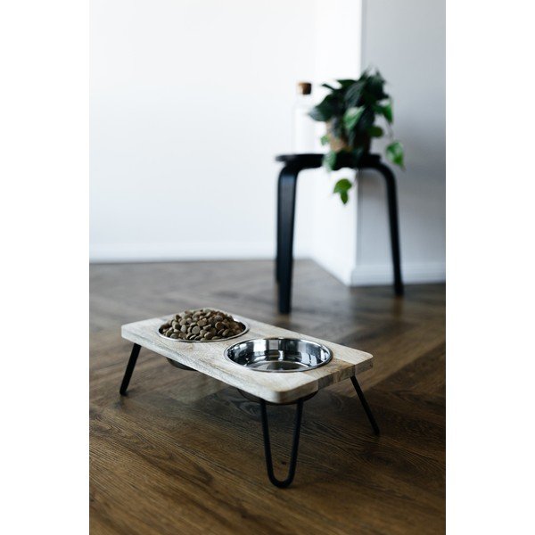 Puidust kausside komplekt koerale alusega Dog Fantasy - Plaček Pet Products-image-2