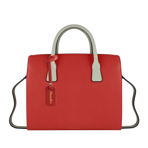Červená kožená kabelka Maison Bag Gessy