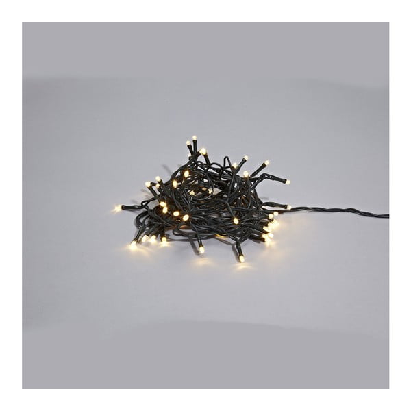 Černý svítící LED řetěz Markslöjd Sken Black Lungo, 160 světýlek