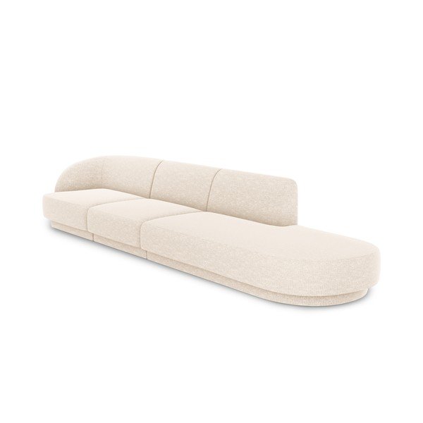 Kreemjas diivan 302 cm Miley - Micadoni Home-image-3