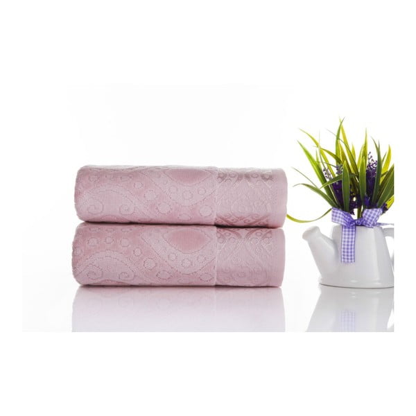 Sada 2ks ručníků Sal Pink, 50x90 cm