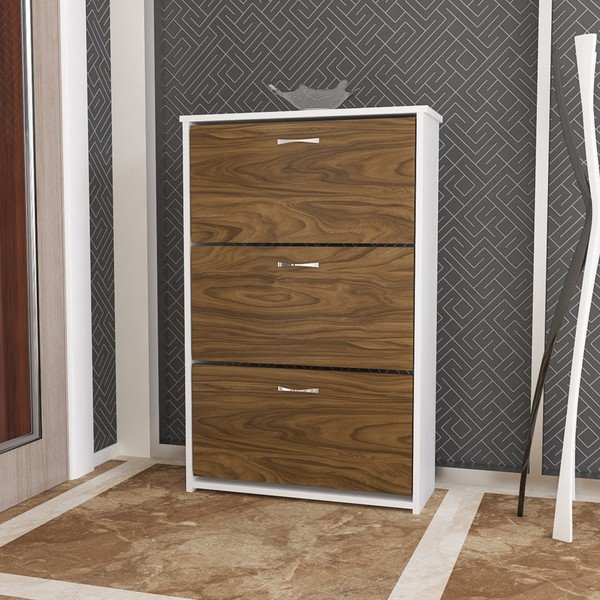 Hnědý třídvéřový botník Triplex-image-4