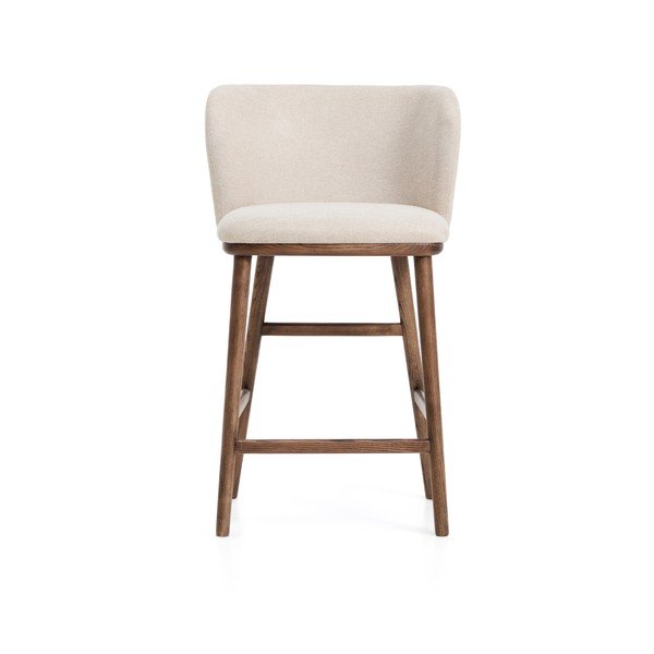 Beež polsterdatud baaritool (istme kõrgus 65 cm) Ciselia - Kave Home-image-3