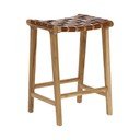 Nahast baaritool (istme kõrgus 67 cm) Calixta - Kave Home