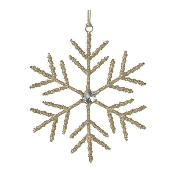 Závěsná vánoční dekorace Parlane Jute Snowflake