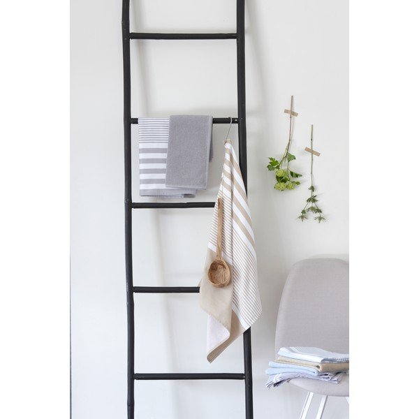 Sada 2 šedých utěrek s proužky Walra, 50 x 50 cm-image-2