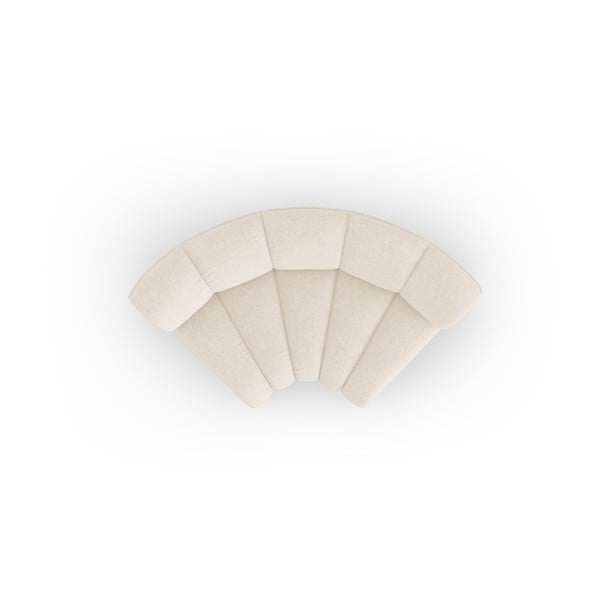 Kreem šenillist diivanimoodul (muutuv nurk) Lupine - Micadoni-image-2