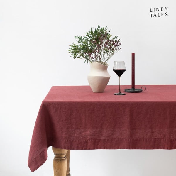 Linane laudlina 140x140 cm Marsala - Linen Tales
