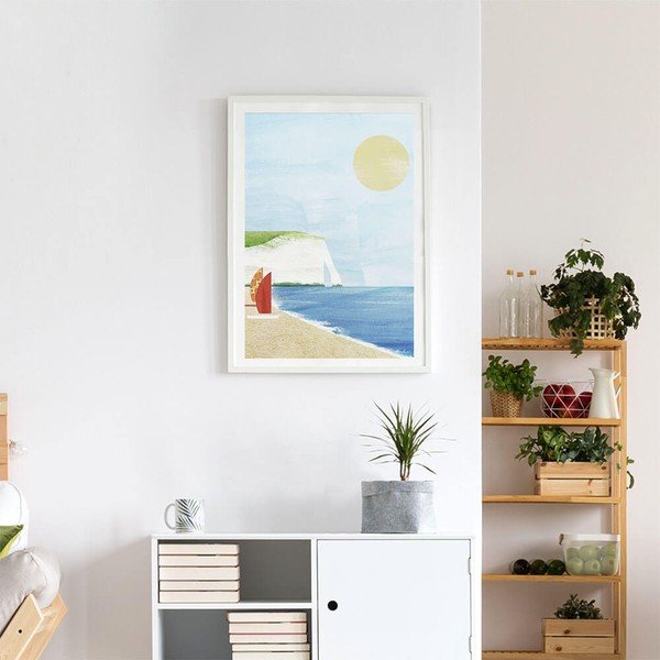 Plakat 30x40 cm Etretat Cliffs - Travelposter-image-3