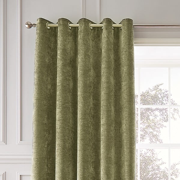 Khaki värvi šenill-kangast termokardinad 2tk komplektis 229x183 cm Selene Luxury Chenille - Hyperion