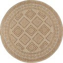 Beež ümmargune sise- ja õuevaip ø 120 cm Mira 1452 - Ayyildiz Carpets