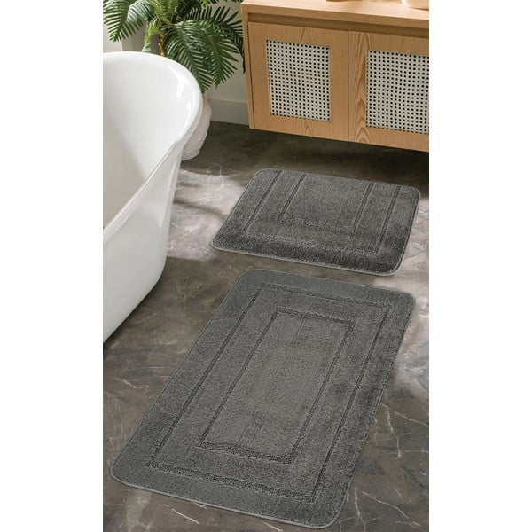Antratsiitsed vannitoamatid 2tk komplektis 50x80 cm Cerceve - Foutastic-image-1
