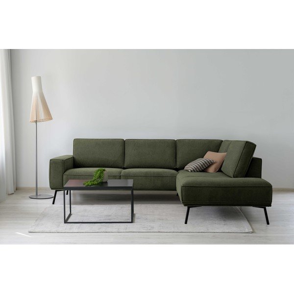 Tumeroheline šenillist nurgadiivan (parem nurk/L-kujuline) Amsterdam - Scandic-image-1