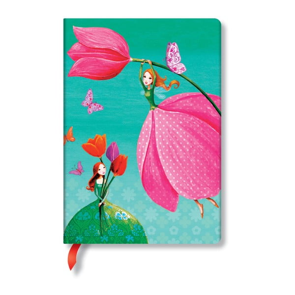 Zápisník s tvrdou vazbou Paperblanks Springtime, 12 x 17 cm