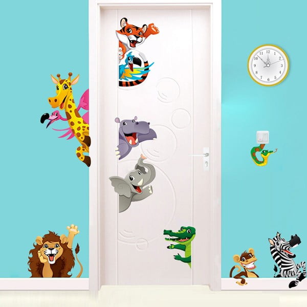 Seinakleebiste komplekt Jungle - Ambiance-image-1