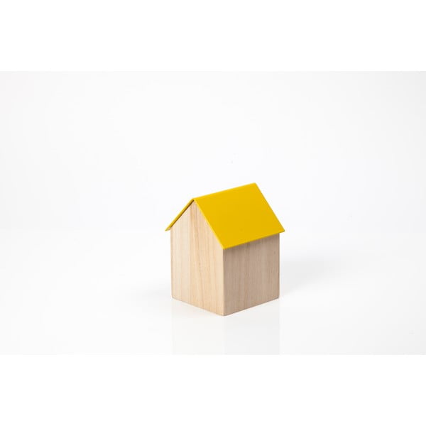 Žlutý úložný box House Small
