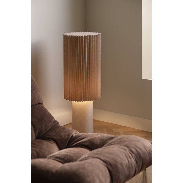 Beež kangast põrandalamp (kõrgus 80 cm) Harriet - Jotex-image-1