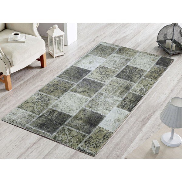 Koberec Green Patchwork, 80x120 cm-image-1