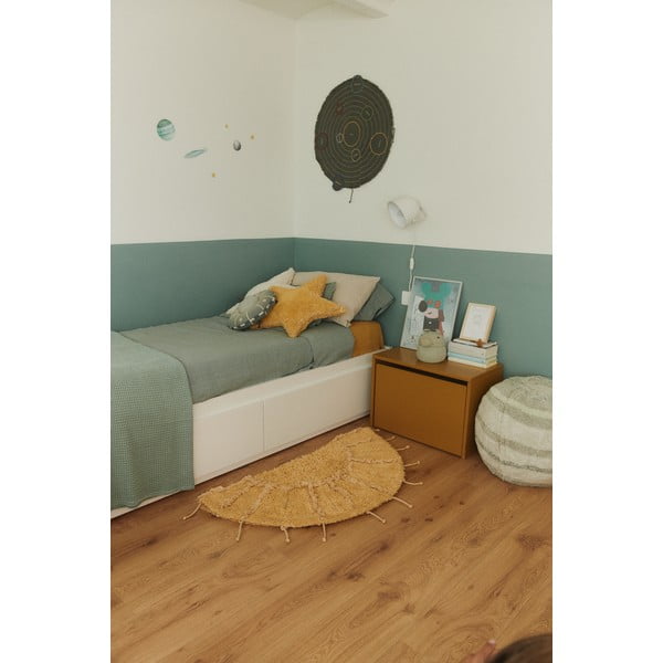 Sinepikollane puuvillane ümmargune vaip ø 100 cm Solar Multishape – Lorena Canals-image-1