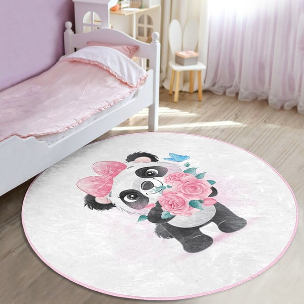 Valge laste vaip ø 100 cm Comfort - Mila Home-image-1