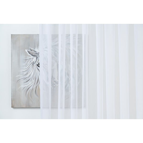 Valge voile kardin 140x245 cm Crush - Mendola Fabrics-image-3