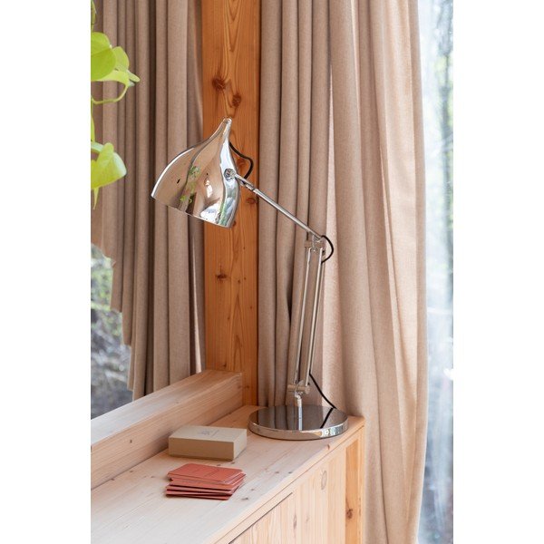 Hõbedane laualamp metallist varjuga (kõrgus 37 cm) Reader - Zuiver-image-3