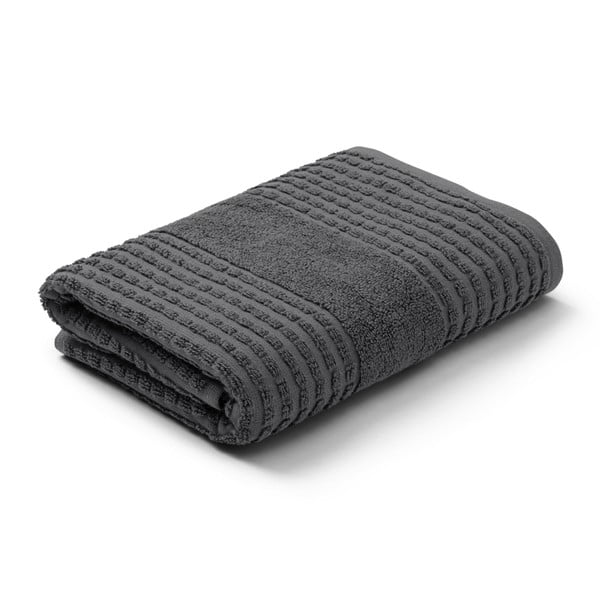 Tumehall orgaanilisest puuvillast froteerätik 50x100 cm Check - JUNA-image-2