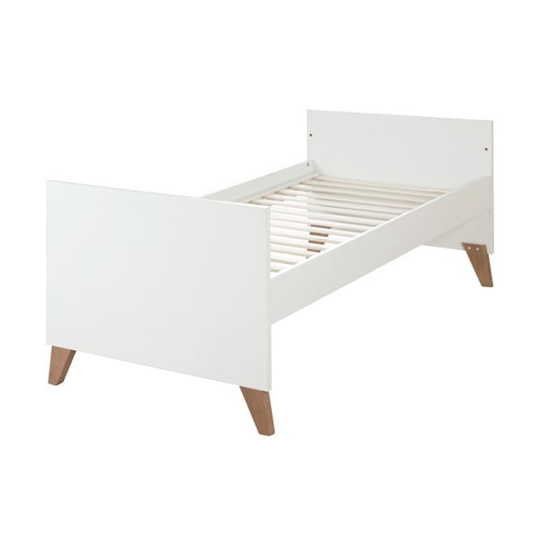 Valge-puiduvärvi võrevoodi 70x140 cm Ole - Roba-image-4