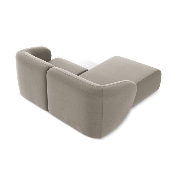 Helepruun sametist nurgadiivan (vasak nurk/diivanvoodiga) Lani - Makamii-image-3