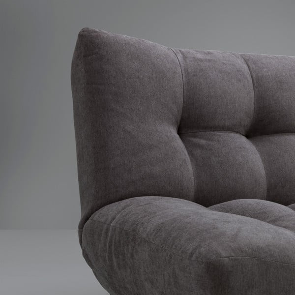 Tmavě šedá rozkládací pohovka Design Twist Tampico-image-4