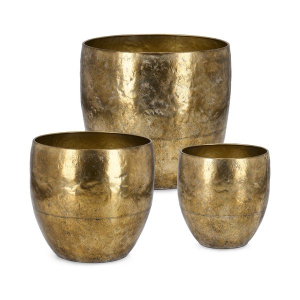 Metallist lillepotiümbrised, 3 tk, ø 40 cm Bimala – Bizzotto-image-1