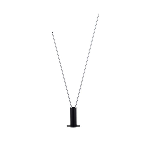 Matt must metallist LED-põrandalamp painutatava konstruktsiooniga (kõrgus 181 cm) Kimolia - Nova Luce
