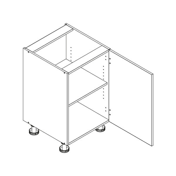 Alumine köögikapp (laius 60 cm) Aden - STOLKAR-image-2