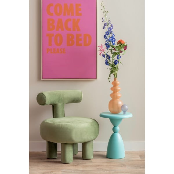 Sinine metallist ümmargune abilaud ø 34 cm Folly – Leitmotiv-image-1