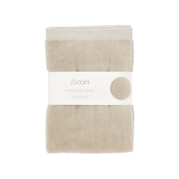 Beež puuvillane froteerätik 70x140 cm Comfort - Södahl-image-3