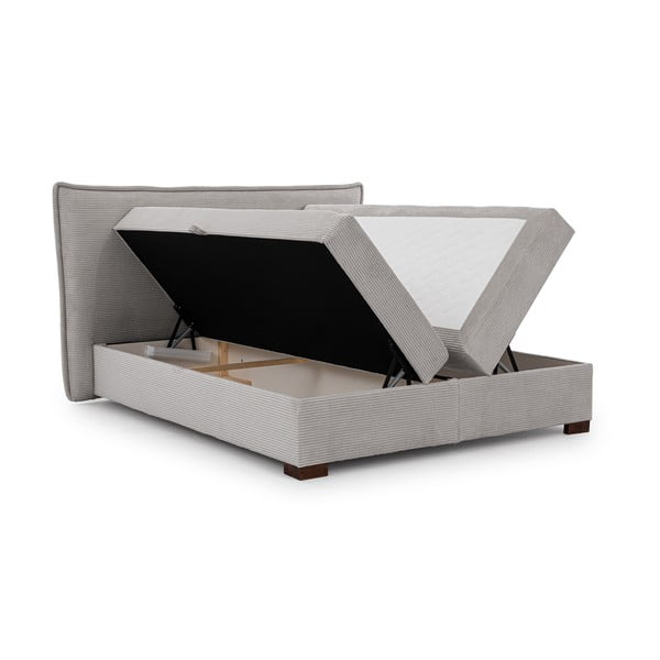 Helehall vedruvoodi koos panipaigaga 160x200 cm Lysa - Ropez-image-2