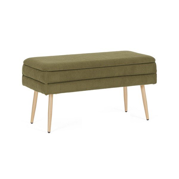 Roheline polsterdatud pink Olga - Bizzotto-image-2