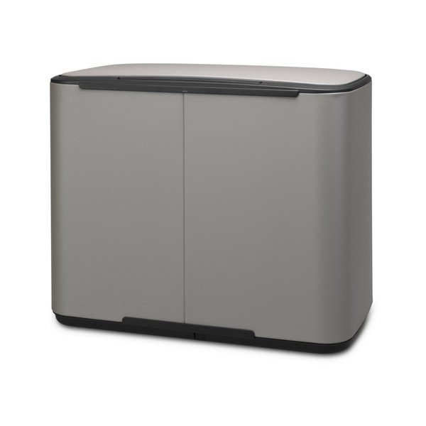 Helehall terasest prügikast jäätmete sorteerimise jaoks 34 l Bo - Brabantia-image-3