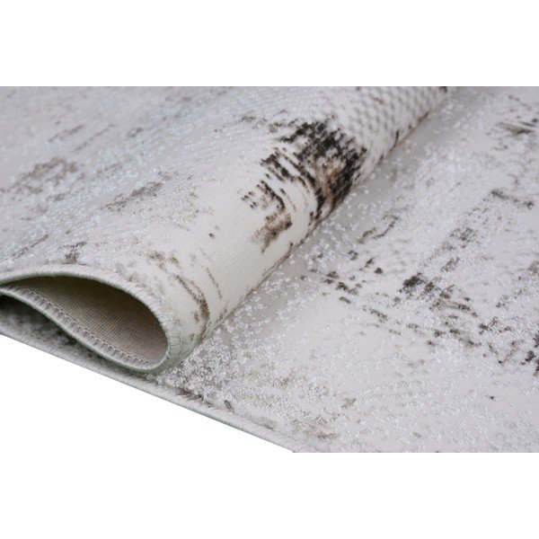 Helepruun-kreem pestav vaip 80x150 cm Kahve – Vitaus-image-2