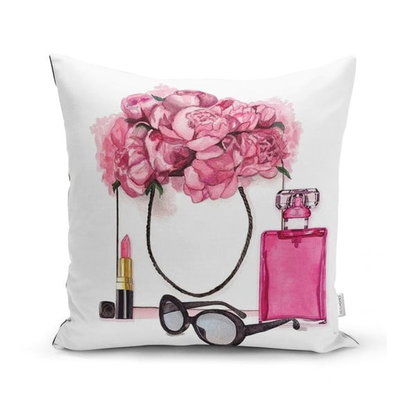 Padjapüür roosa lilled ja parfüüm, 45 x 45 cm - Minimalist Cushion Covers