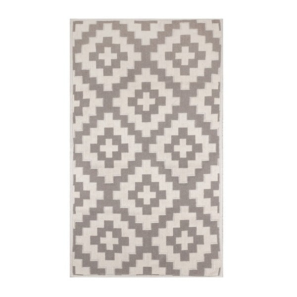 Krémový koberec s příměsí bavlny Art Coffee, 100 x 150 cm