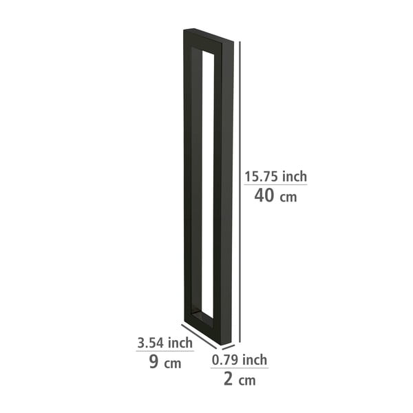 Seinale paigaldatav terasest rätikuhoidja Reitani - Wenko-image-2
