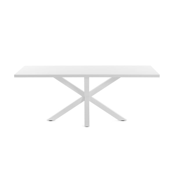 Valge söögilaud, 160 x 100 cm Arya - Kave Home-image-4