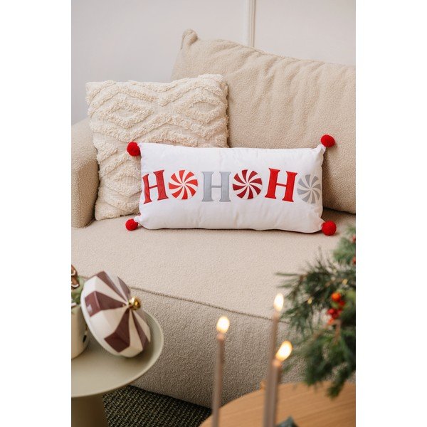 Sametist dekoratiivpadi jõulumotiividega 60x30 cm Ho Ho Ho - Catherine Lansfield-image-3