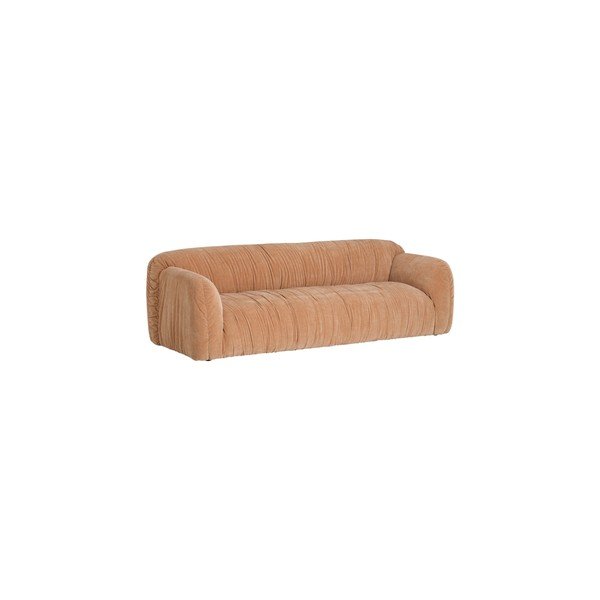 Hallikasbeež šenilldiivan 221 cm Elvisa - Ellos Home