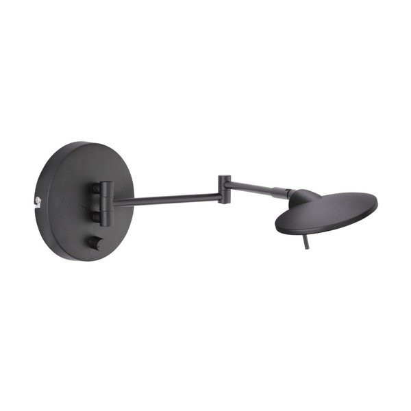 Must LED seinavalgusti pikkus 55 cm Kazan - Trio