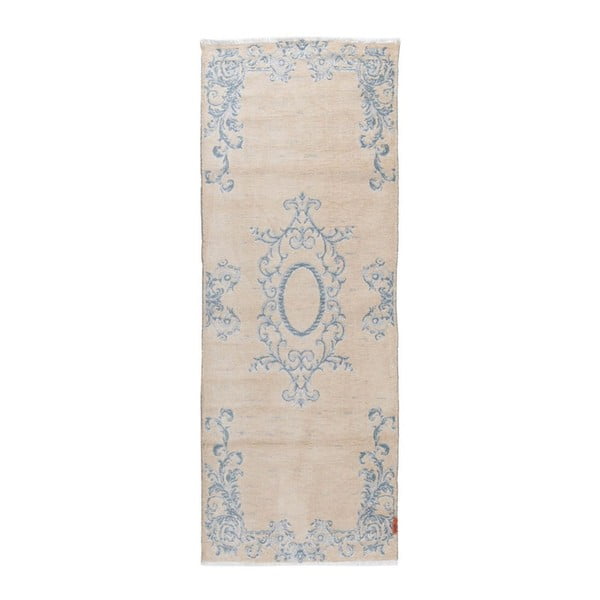 Krémovomodrý oboustranný koberec Homemania Halimod, 77 x 200 cm