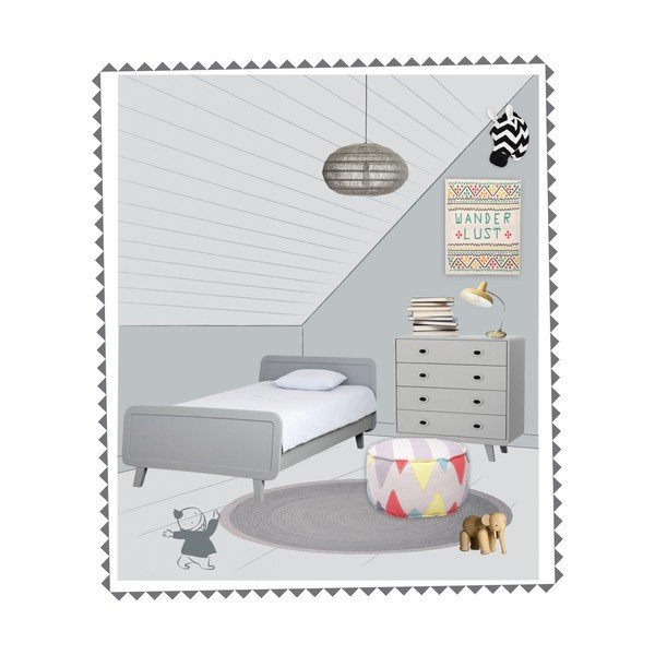 Dětský ručně vyrobený pufík Nattiot Totem-image-1