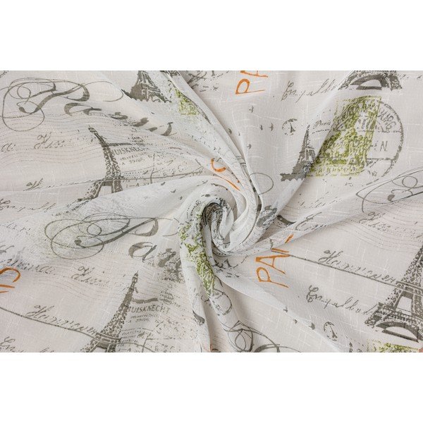 Valge-hall kardin 140x245 cm Tour - Mendola Fabrics-image-3